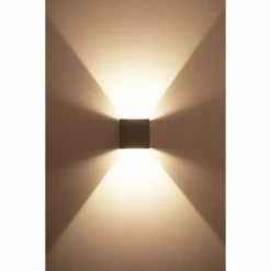 Helestra Wandleuchte LED Grau, Silber, 2-flammig -Wandleuchten Verkaufsgeschäft helestra wandleuchte a28442 46 do1 13