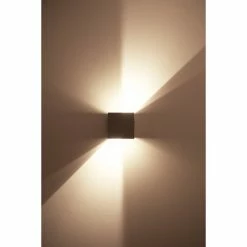 Helestra Wandleuchte LED Grau, Silber, 2-flammig -Wandleuchten Verkaufsgeschäft helestra wandleuchte a28442 46 do1 18