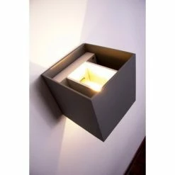 Helestra Wandleuchte LED Grau, Silber, 2-flammig -Wandleuchten Verkaufsgeschäft helestra wandleuchte a28442 46 do1 8