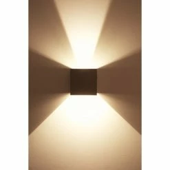 Helestra Wandleuchte LED Grau, Silber, 2-flammig -Wandleuchten Verkaufsgeschäft helestra wandleuchte a28442 46 do1 9