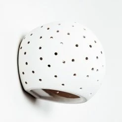 Hofstein Herculano Wandleuchte Wei&szlig;, 1-flammig -Wandleuchten Verkaufsgeschäft herculano wandleuchte h169651 do4 5