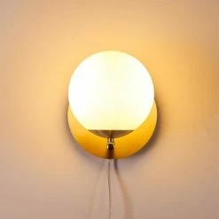 Hofstein Hogatza Wandleuchte Messing, 1-flammig -Wandleuchten Verkaufsgeschäft hogatza wandleuchte h3356395 6