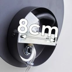 Hofstein Hogatza Wandleuchte Schwarz, 1-flammig -Wandleuchten Verkaufsgeschäft hogatza wandleuchte h3356425 16