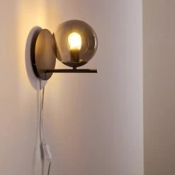 Hofstein Hogatza Wandleuchte Schwarz, 1-flammig -Wandleuchten Verkaufsgeschäft hogatza wandleuchte h3356425 7