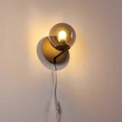 Hofstein Hogatza Wandleuchte Schwarz, 1-flammig -Wandleuchten Verkaufsgeschäft hogatza wandleuchte h3356425 9