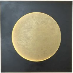 Holländer BERSAGLIO Wandleuchte LED Schwarz, Braun, Gold, 1-flammig -Wandleuchten Verkaufsgeschäft hollaender bersaglio wandleuchte 300 k 13249 3