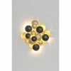 Holländer BOLLADARIA GRANDE Wandleuchte LED Schwarz, Braun, Gold, 6-flammig