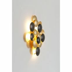 Holländer BOLLADARIA GRANDE Wandleuchte LED Schwarz, Braun, Gold, 6-flammig -Wandleuchten Verkaufsgeschäft hollaender bolladaria grande wandleuchte 300 k 13288 2