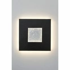 Holländer ECLIPSE GROSS Wandleuchte LED Schwarz, Silber, Braun, 1-flammig