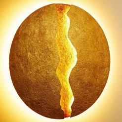 Holländer ERUPTION Wandleuchte LED Rot, Gold, 1-flammig -Wandleuchten Verkaufsgeschäft hollaender eruption wandleuchte 300 k 13230 11