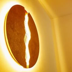 Holländer ERUPTION Wandleuchte LED Rot, Gold, 1-flammig -Wandleuchten Verkaufsgeschäft hollaender eruption wandleuchte 300 k 13230 14