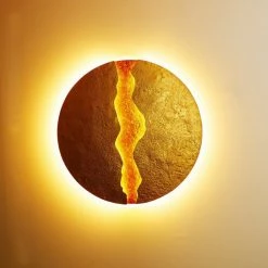 Holländer ERUPTION Wandleuchte LED Rot, Gold, 1-flammig -Wandleuchten Verkaufsgeschäft hollaender eruption wandleuchte 300 k 13230 2