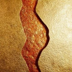 Holländer ERUPTION Wandleuchte LED Rot, Gold, 1-flammig -Wandleuchten Verkaufsgeschäft hollaender eruption wandleuchte 300 k 13230 6