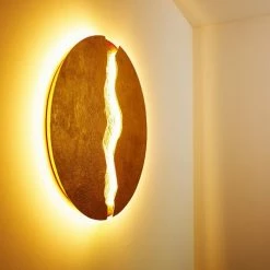 Holländer ERUPTION Wandleuchte LED Rot, Gold, 1-flammig -Wandleuchten Verkaufsgeschäft hollaender eruption wandleuchte 300 k 13230 8