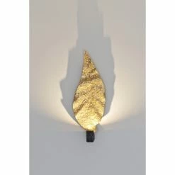 Holländer GAMBA Wandleuchte LED Schwarz, Gold, Bronze, 1-flammig
