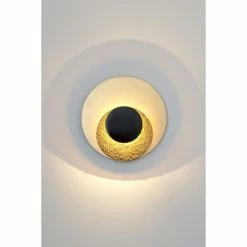 Holländer LABOCCA Wandleuchte LED Schwarz, Gold, 2-flammig