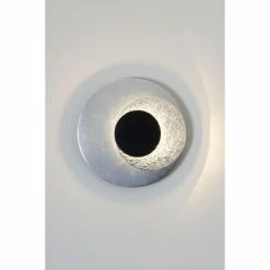 Holländer LABOCCA Wandleuchte LED Schwarz, Silber, 2-flammig