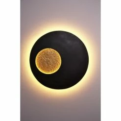 Holländer LUNA Wandleuchte LED Braun, Gold, 1-flammig -Wandleuchten Verkaufsgeschäft hollaender luna wandleuchte 300 k 13204 6