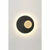 Holländer LUNA Wandleuchte LED Schwarz, Braun, Gold, 1-flammig
