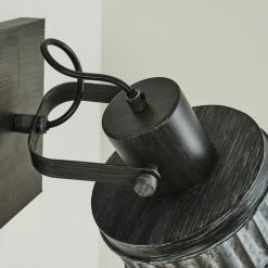 Hofstein Holsa Wandleuchte Schwarz, 1-flammig -Wandleuchten Verkaufsgeschäft holsa wandleuchte h3451175 2