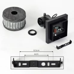 Hofstein Holsa Wandleuchte Schwarz, 1-flammig -Wandleuchten Verkaufsgeschäft holsa wandleuchte h3451175 4