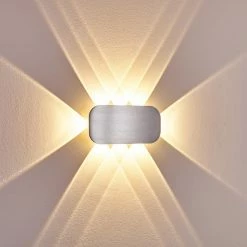 Hofstein Homad Wandleuchte LED Aluminium, 1-flammig -Wandleuchten Verkaufsgeschäft homad wandleuchte h3301272 do1 16