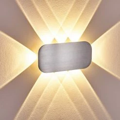 Hofstein Homad Wandleuchte LED Aluminium, 1-flammig -Wandleuchten Verkaufsgeschäft homad wandleuchte h3301272 do1 3