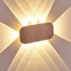 Hofstein Homad Wandleuchte LED Weiß, 1-flammig -Wandleuchten Verkaufsgeschäft homad wandleuchte h3301319 do1 3