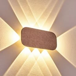 Hofstein Homad Wandleuchte LED Weiß, 1-flammig -Wandleuchten Verkaufsgeschäft homad wandleuchte h3301319 do1 6