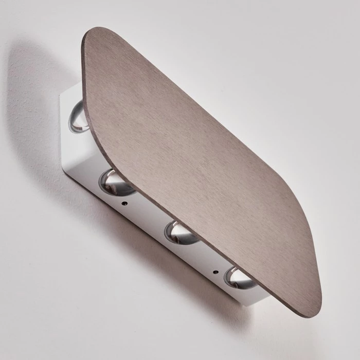 Hofstein Homad Wandleuchte LED Grau, 1-flammig 14 Hofstein Homad Wandleuchte LED Grau, 1-flammig – Bild 14