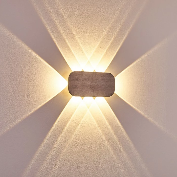 Hofstein Homad Wandleuchte LED Grau, 1-flammig 15 Hofstein Homad Wandleuchte LED Grau, 1-flammig – Bild 15