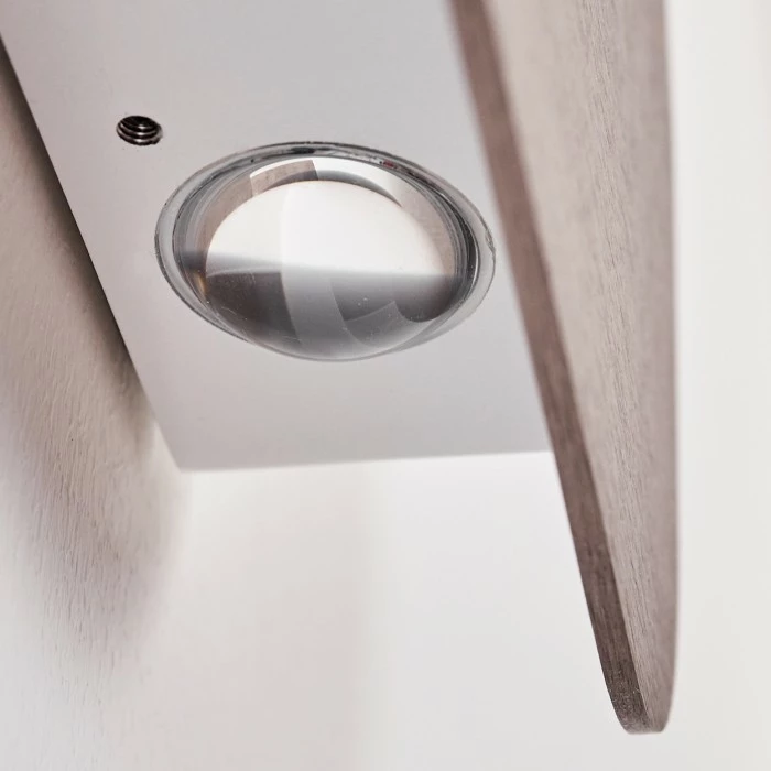 Hofstein Homad Wandleuchte LED Grau, 1-flammig 8 Hofstein Homad Wandleuchte LED Grau, 1-flammig – Bild 8