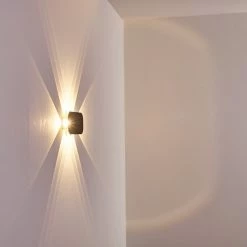 Hofstein Homad Wandleuchte LED Grau, 1-flammig 25 Hofstein Homad Wandleuchte LED Grau, 1-flammig -Wandleuchten Verkaufsgeschäft homad wandleuchte h3301333 do1 9