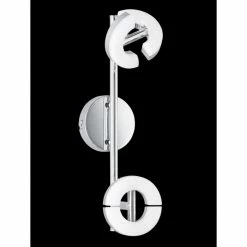 Honsel Leuchten Honsel Donut Wandleuchte LED Chrom, 2-flammig