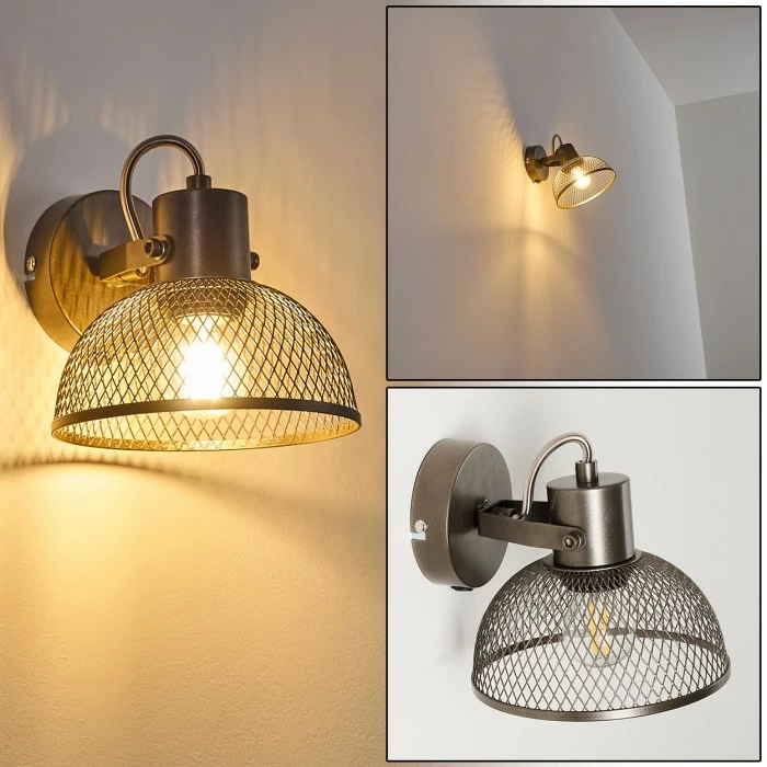 Hofstein Horred Wandleuchte Chrom, 1-flammig 1 Hofstein Horred Wandleuchte Chrom, 1-flammig