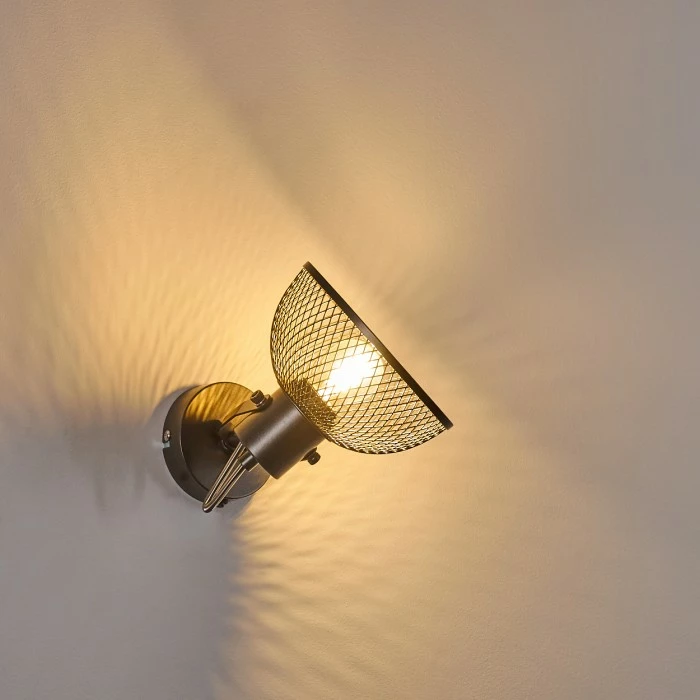 Hofstein Horred Wandleuchte Chrom, 1-flammig 7 Hofstein Horred Wandleuchte Chrom, 1-flammig – Bild 7