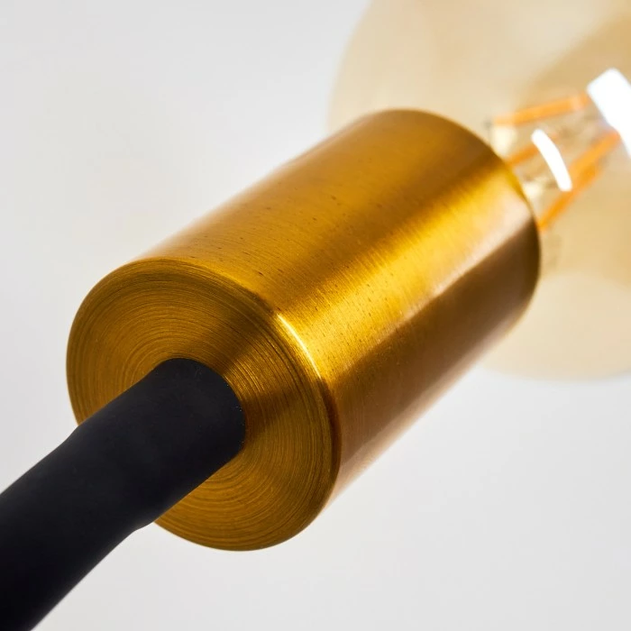 Hofstein Hovslund Wandleuchte Schwarz, Gold, 1-flammig 20 Hofstein Hovslund Wandleuchte Schwarz, Gold, 1-flammig – Bild 20