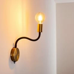 Hofstein Hovslund Wandleuchte Schwarz, Gold, 1-flammig 25 Hofstein Hovslund Wandleuchte Schwarz, Gold, 1-flammig -Wandleuchten Verkaufsgeschäft hovslund wandleuchte h3344170 3