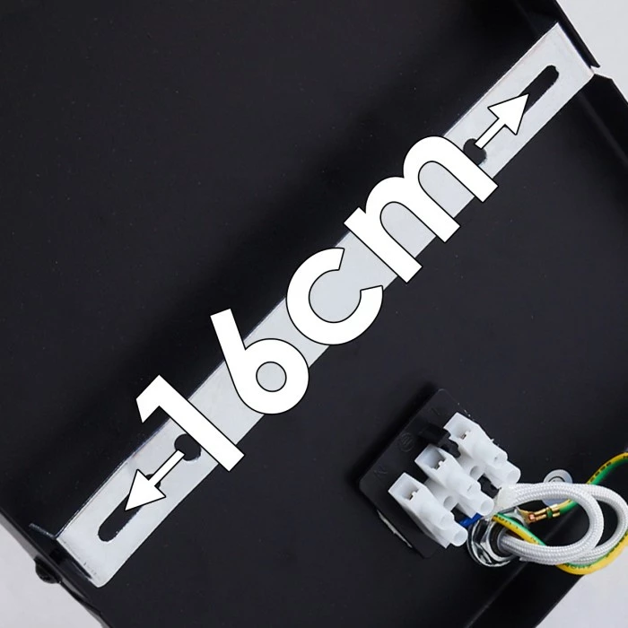 Hofstein Huddinge Wandleuchte Schwarz, Holz dunkel, 1-flammig 19 Hofstein Huddinge Wandleuchte Schwarz, Holz dunkel, 1-flammig – Bild 19