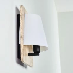 Hofstein Huddinge Wandleuchte Holz hell, 1-flammig -Wandleuchten Verkaufsgeschäft huddinge wandleuchte h3359778 16