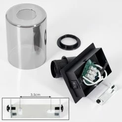 Hofstein Hunouri Wandleuchte Schwarz, 1-flammig 14 Hofstein Hunouri Wandleuchte Schwarz, 1-flammig -Wandleuchten Verkaufsgeschäft hunouri wandleuchte h3618998 4