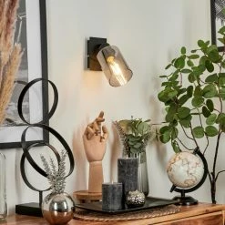 Hofstein Hunouri Wandleuchte Schwarz, 1-flammig 16 Hofstein Hunouri Wandleuchte Schwarz, 1-flammig -Wandleuchten Verkaufsgeschäft hunouri wandleuchte h3618998 6