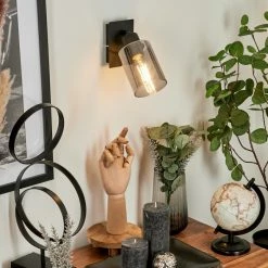 Hofstein Hunouri Wandleuchte Schwarz, 1-flammig 18 Hofstein Hunouri Wandleuchte Schwarz, 1-flammig -Wandleuchten Verkaufsgeschäft hunouri wandleuchte h3618998 8