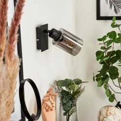 Hofstein Hunouri Wandleuchte Schwarz, 1-flammig 19 Hofstein Hunouri Wandleuchte Schwarz, 1-flammig -Wandleuchten Verkaufsgeschäft hunouri wandleuchte h3618998 9