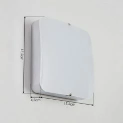 Hofstein Hutton Wandleuchte LED Nickel-Matt, 1-flammig -Wandleuchten Verkaufsgeschäft hutton wandleuchte h3550496 3