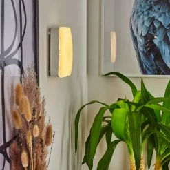 Hofstein Hutton Wandleuchte LED Nickel-Matt, 1-flammig -Wandleuchten Verkaufsgeschäft hutton wandleuchte h3550496 8