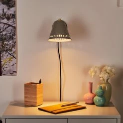 Hofstein Iasoa Wandleuchte Messing, Grau, 1-flammig -Wandleuchten Verkaufsgeschäft iasoa wandleuchte h3414972 6