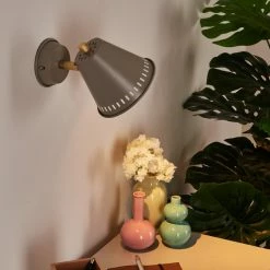 Hofstein Iasoa Wandleuchte Messing, Grau, 1-flammig -Wandleuchten Verkaufsgeschäft iasoa wandleuchte h3414972 8