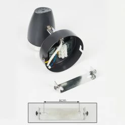 Hofstein Idlewild Wandleuchte LED Schwarz, 1-flammig -Wandleuchten Verkaufsgeschäft idlewild wandleuchte h3381519 4