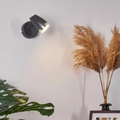 Hofstein Idlewild Wandleuchte LED Schwarz, 1-flammig -Wandleuchten Verkaufsgeschäft idlewild wandleuchte h3381519 8